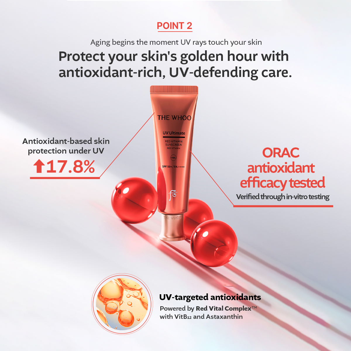 The Whoo UV Ultimate Red Vitamin Sunscreen